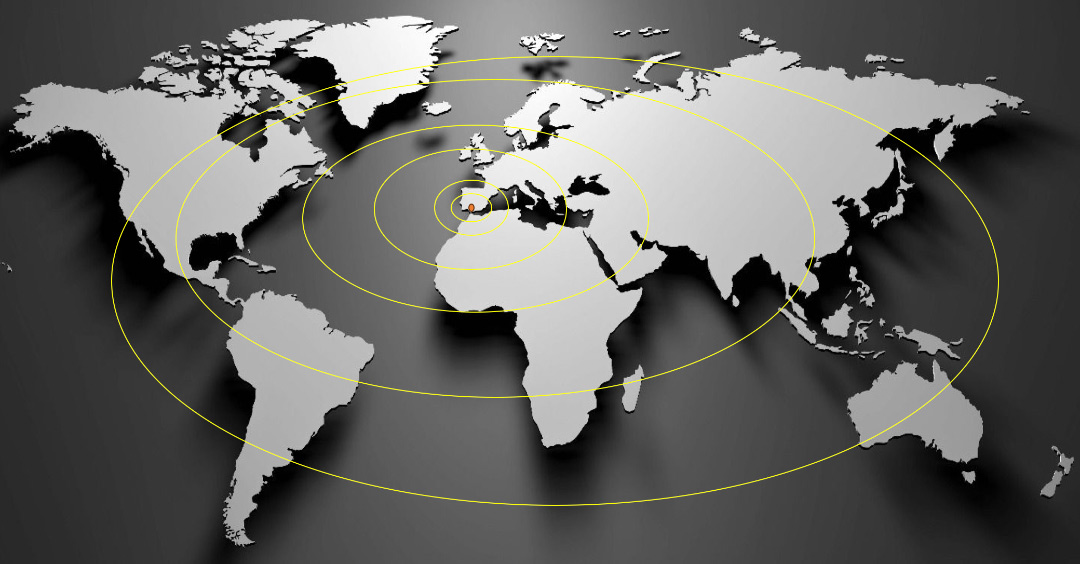 Mapa INNOVAQUA en el mundo